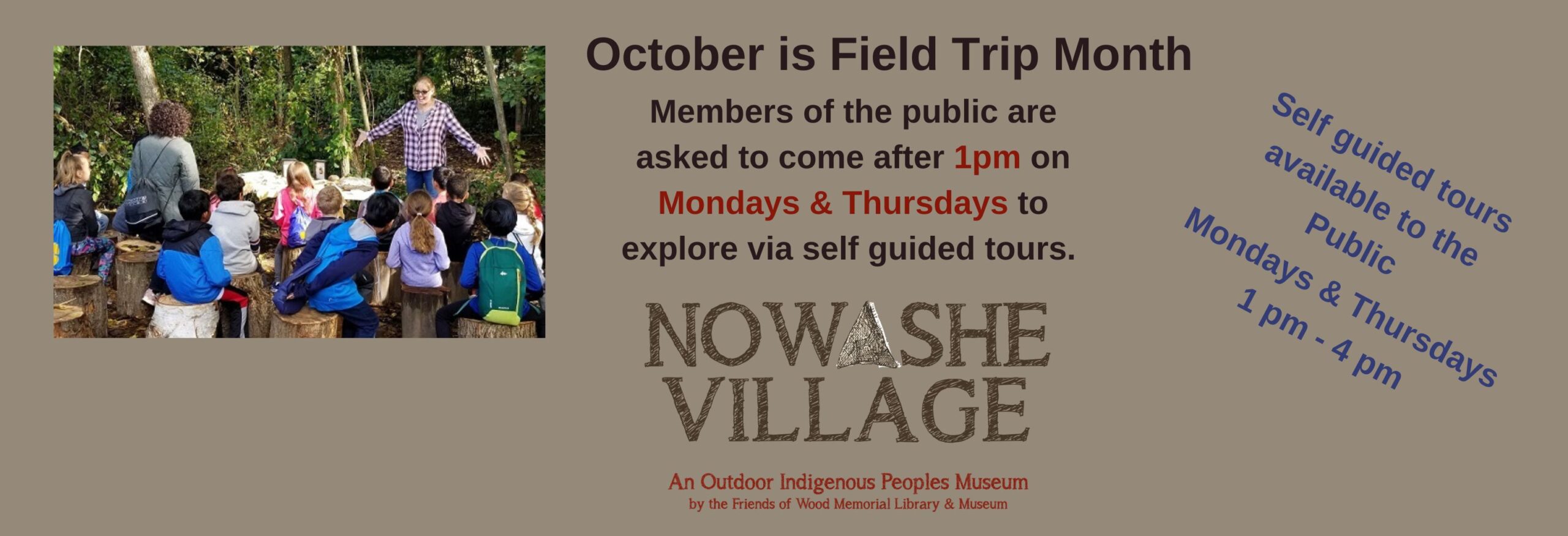 Schedule a customized field trip!